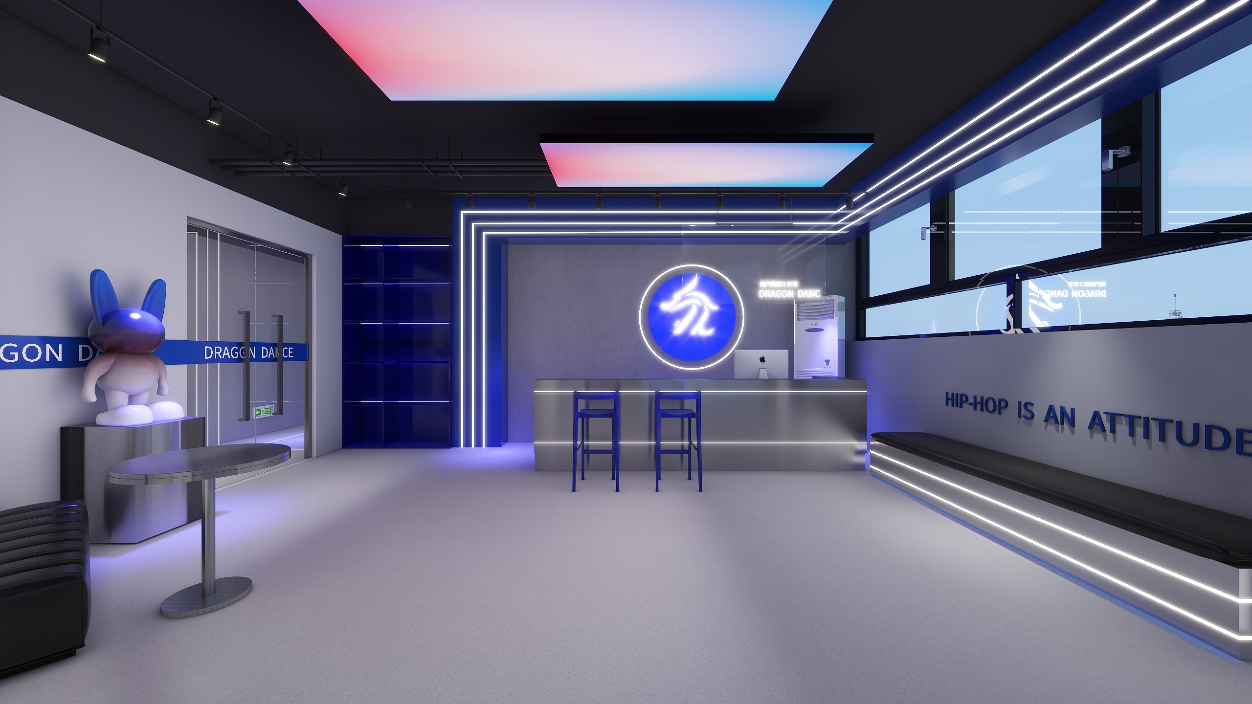 吴心忧-龙门舞蹈室-装修设计方案