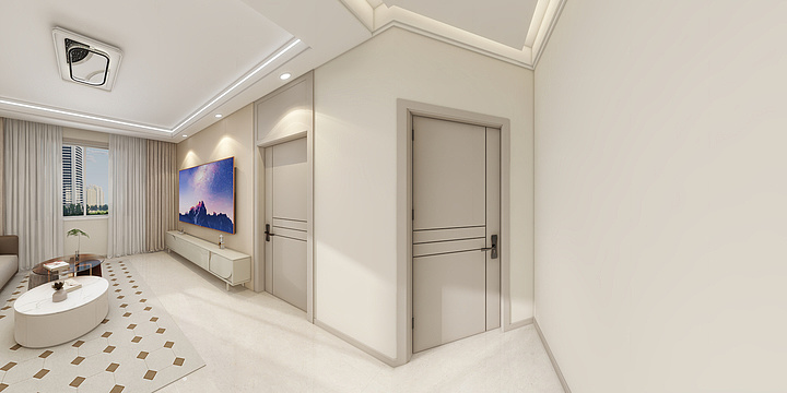 阳泉装修哥亿佳装饰-书香门第9号楼一单元504-装修设计方案