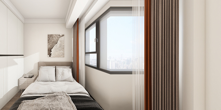 绿庭装饰周鹏-富竹苑3期1栋2701效果图周鹏-装修设计方案