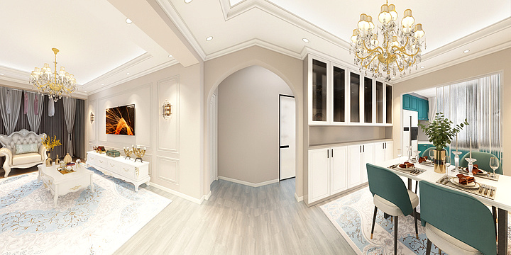 金钻全案设计-301Sunshine-bota玉隼设计-装修设计方案