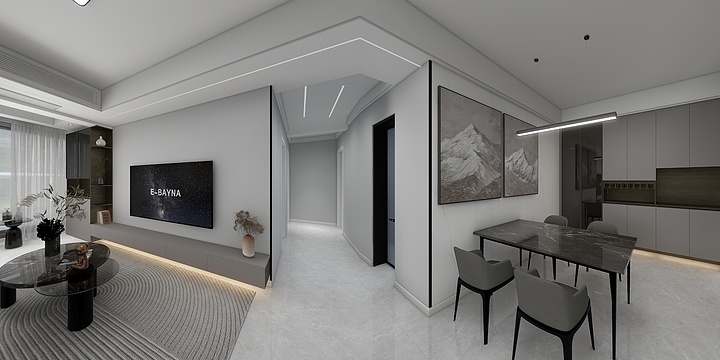 仪陇-格尚装饰-优筑紫御天骄-装修设计方案