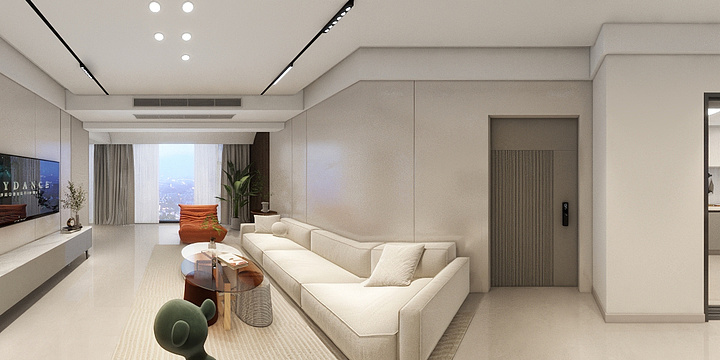 One-0-九唐郡-10-602-装修设计方案