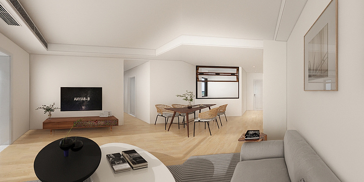 星星的光-滨江公馆-伍宅-装修设计方案