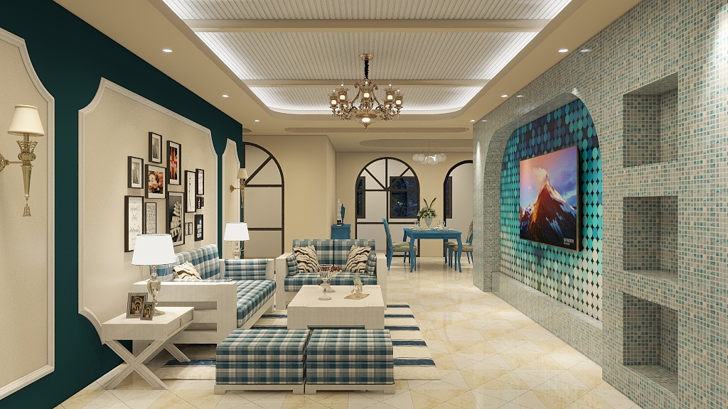 小情緖.-地中海风格-装修设计方案