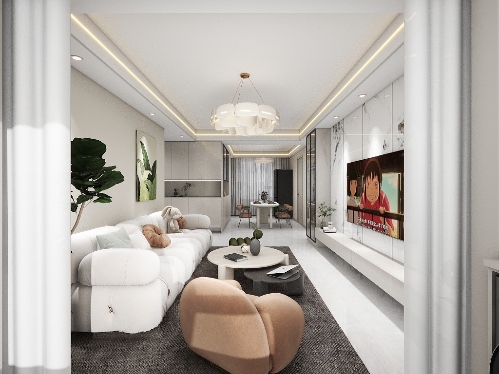 宁夏银川归屿空间设计工作室-西悦府2-2-801-装修设计方案