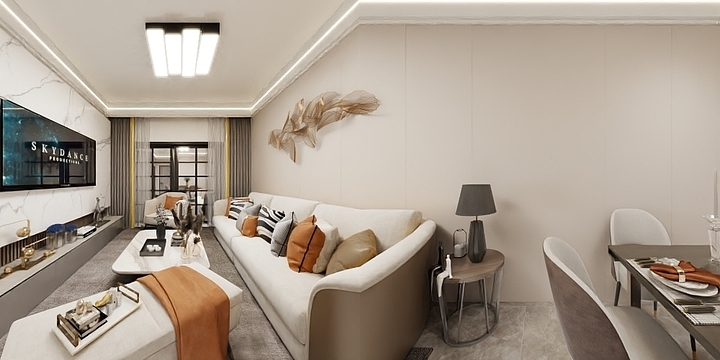 全屋定制装饰2025-硬装专业等级考核户型-副本-装修设计方案