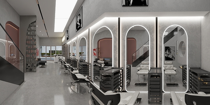 程浩7628-国际大巴扎C-15美发沙龙-装修设计方案