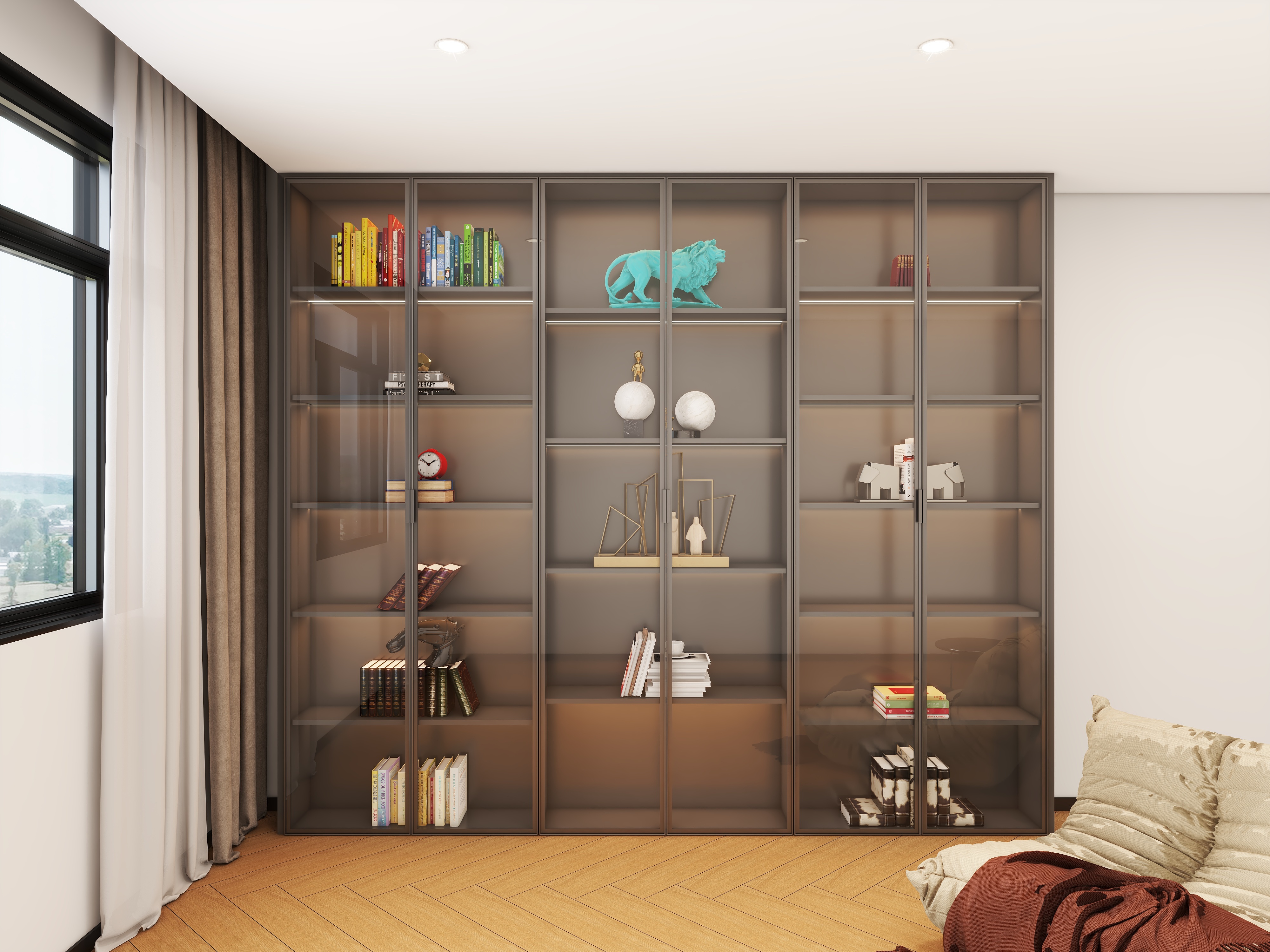 湖州长兴店-书柜-装修设计方案