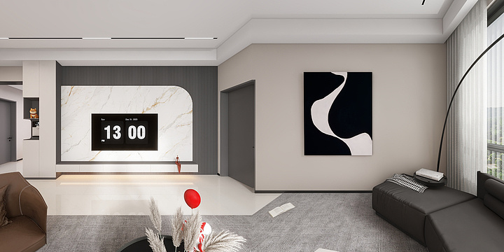 设计师_王梓睿-自建房-现代简约风-装修设计方案