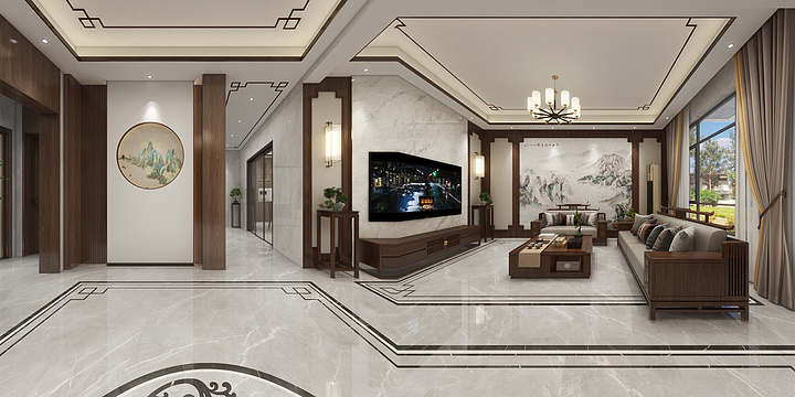 鸿鹄装潢-黄花高总别墅-装修设计方案