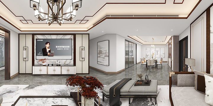 H~...-定YXA-4-3-57一套全屋全景效果图+布局-装修设计方案