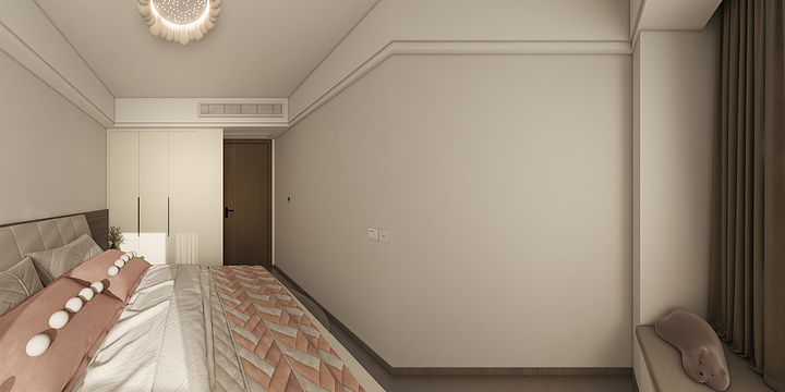 美尼美家xGai-融创杭望云潮城142㎡CAD-书房2-装修设计方案