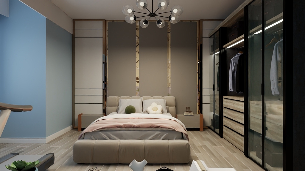 倪伟华-美筑装饰华发134㎡4室-装修设计方案