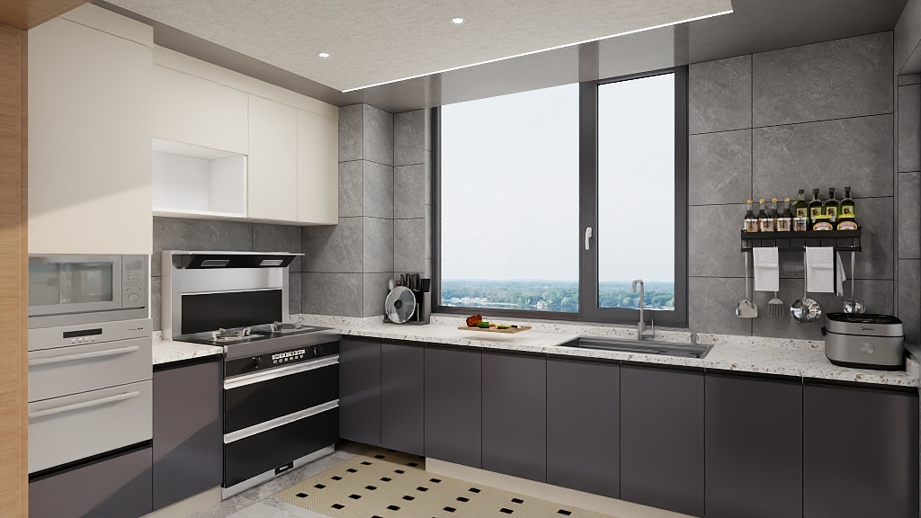 陕西云天蝎装饰装修工程有限公司-水云居1号13楼-装修设计方案