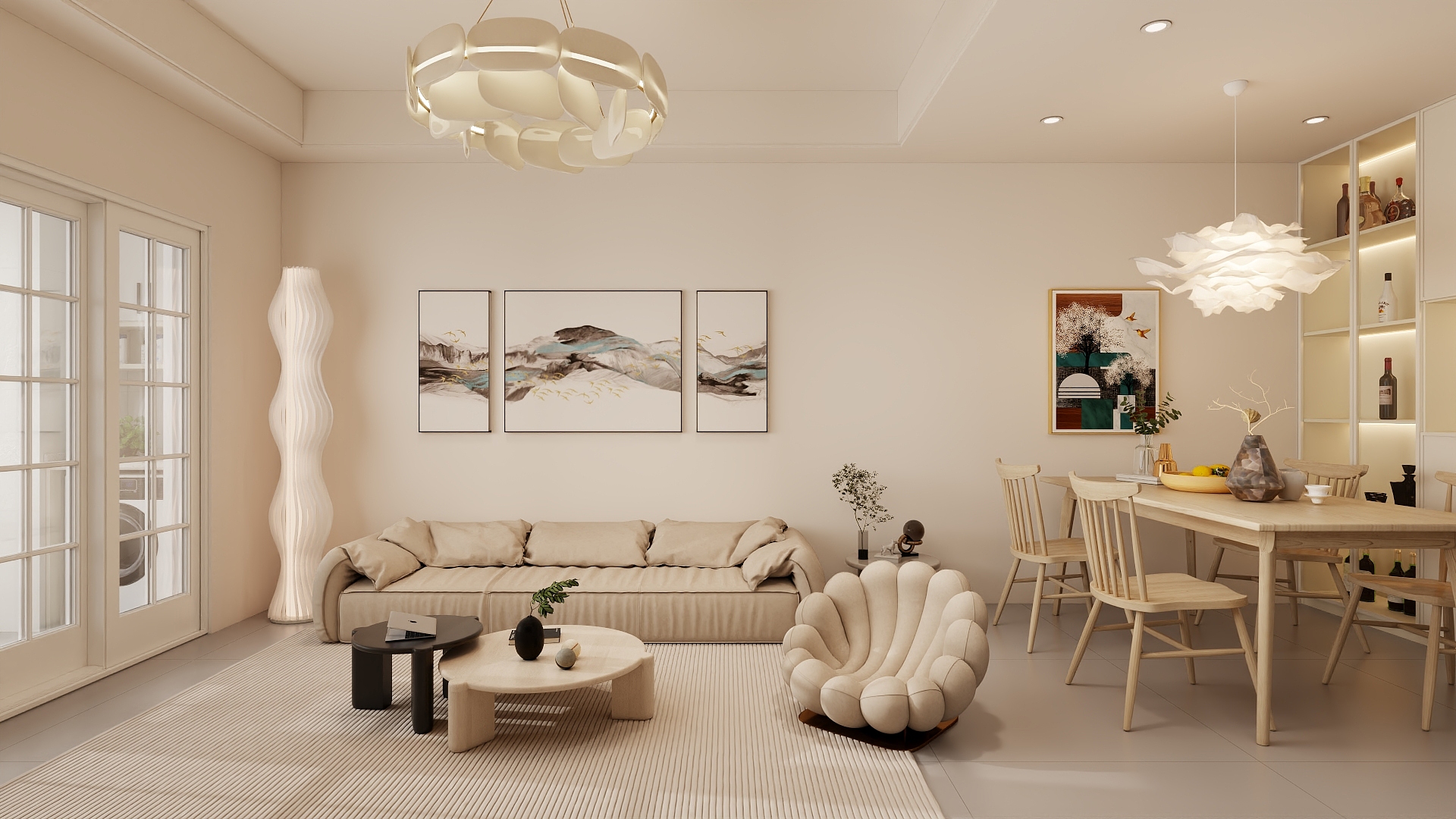 手指间的温度-小区乐81㎡3室-装修设计方案