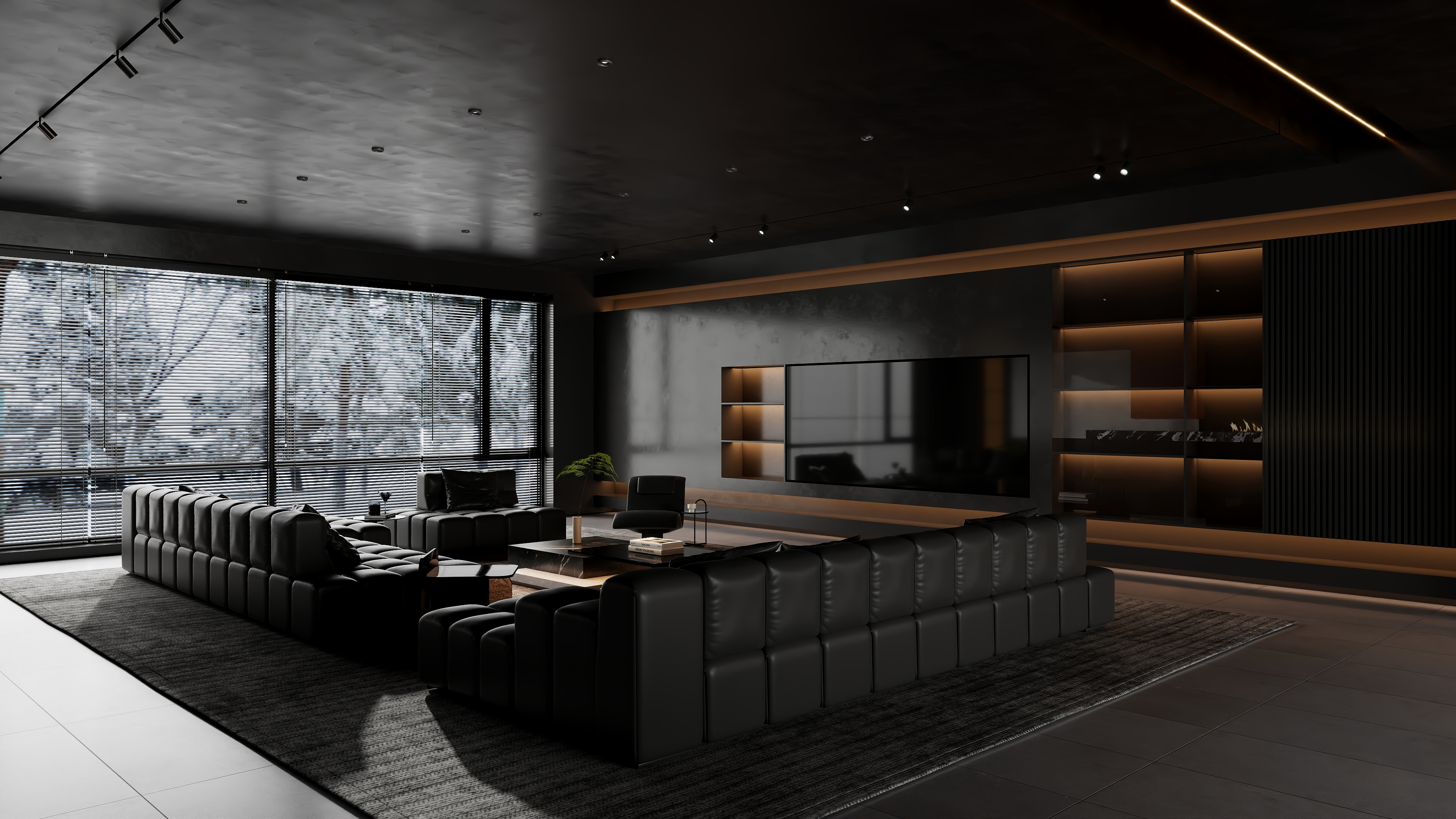 肖邦硬-意式209㎡-装修设计方案