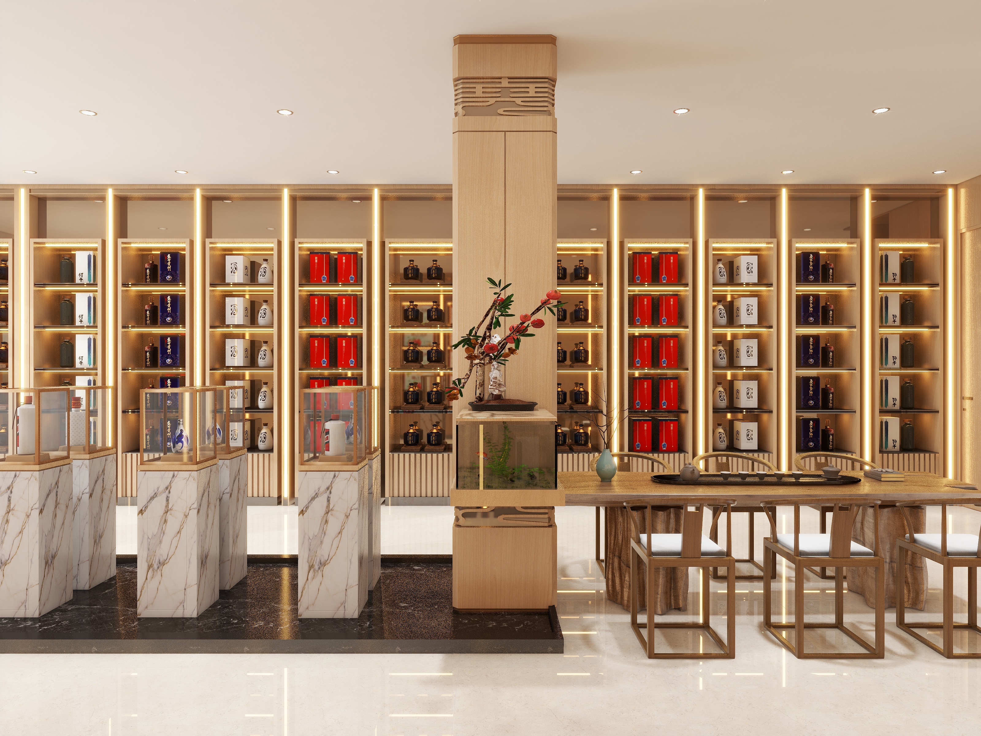 刘一欢-特产店-装修设计方案