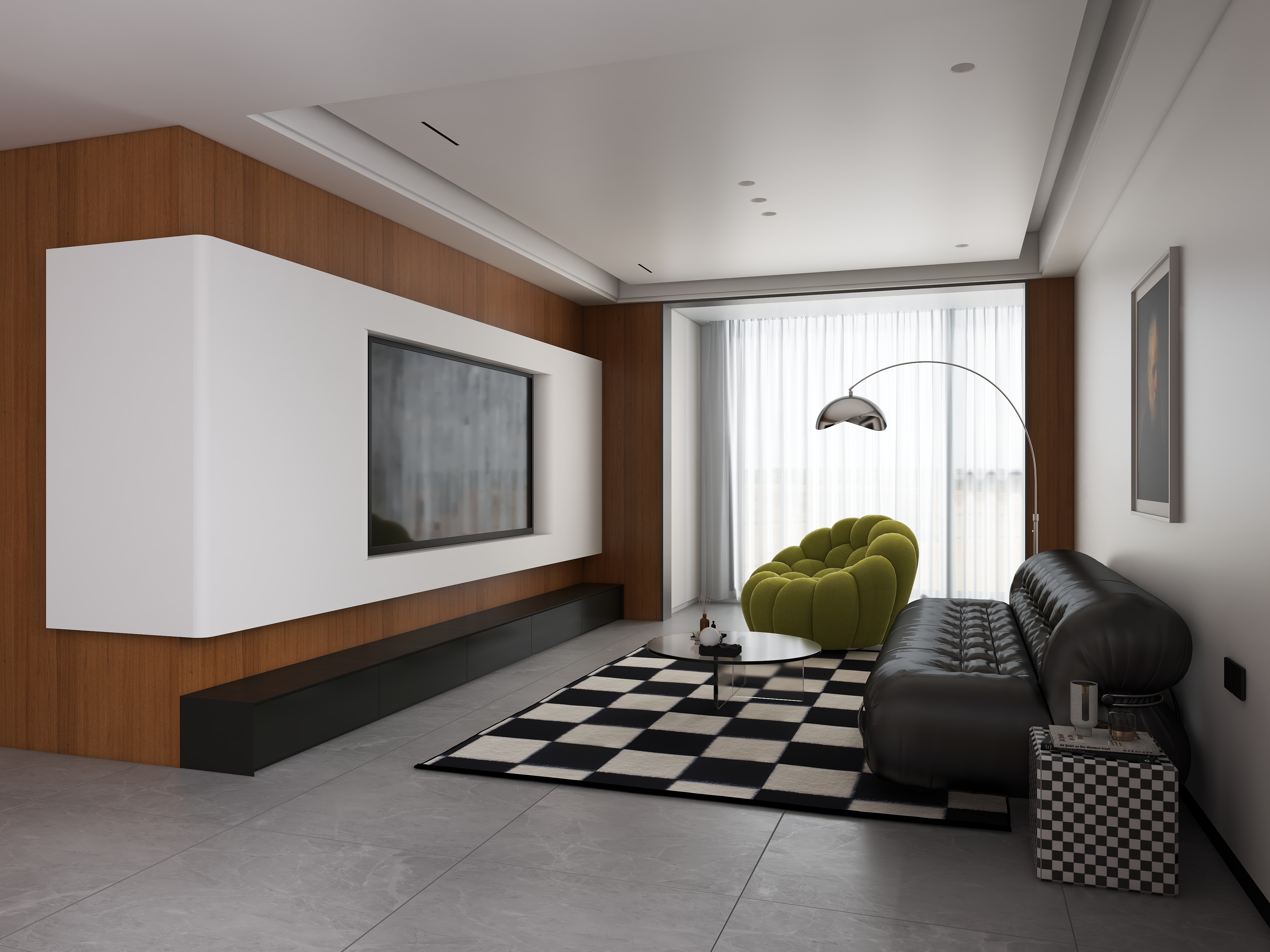 悟道设计-现代简约108㎡-装修设计方案