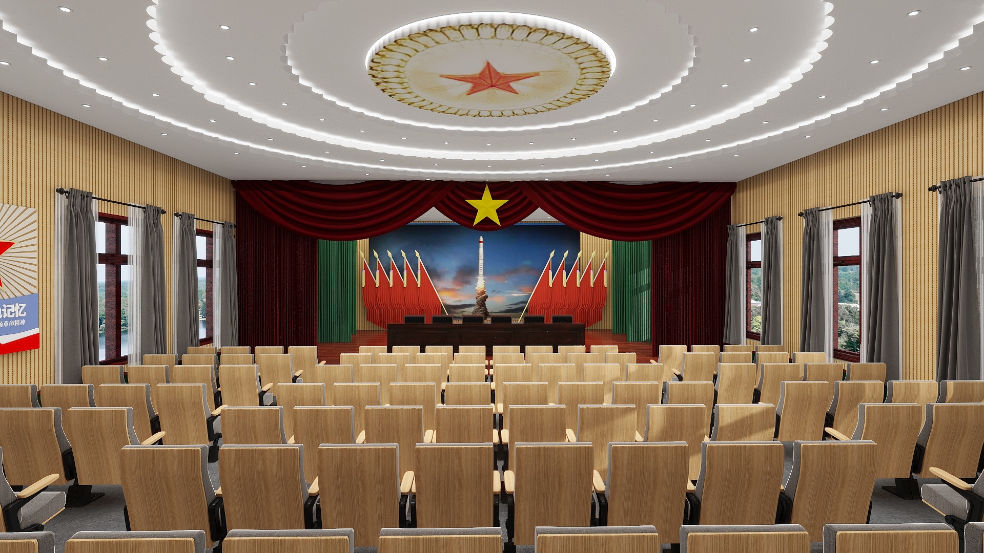 张文艳-礼堂-水天一色-装修设计方案