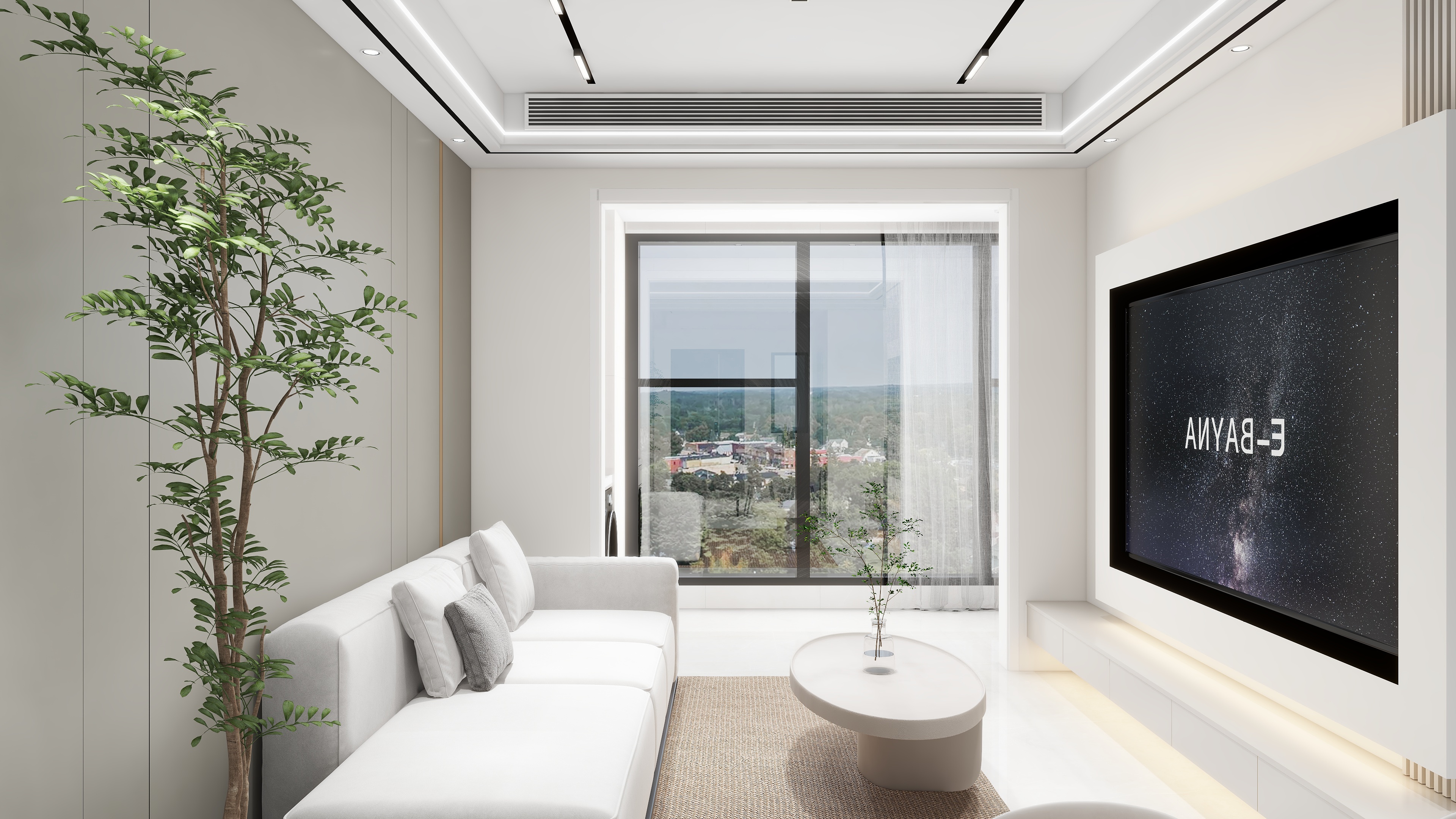 颜如意-110㎡现代简约小3室-装修设计方案