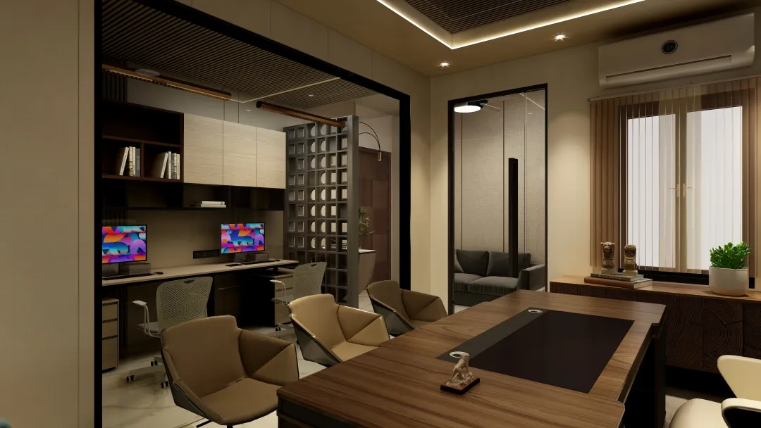 Architect Prabhat的装修设计方案:Small Office Design