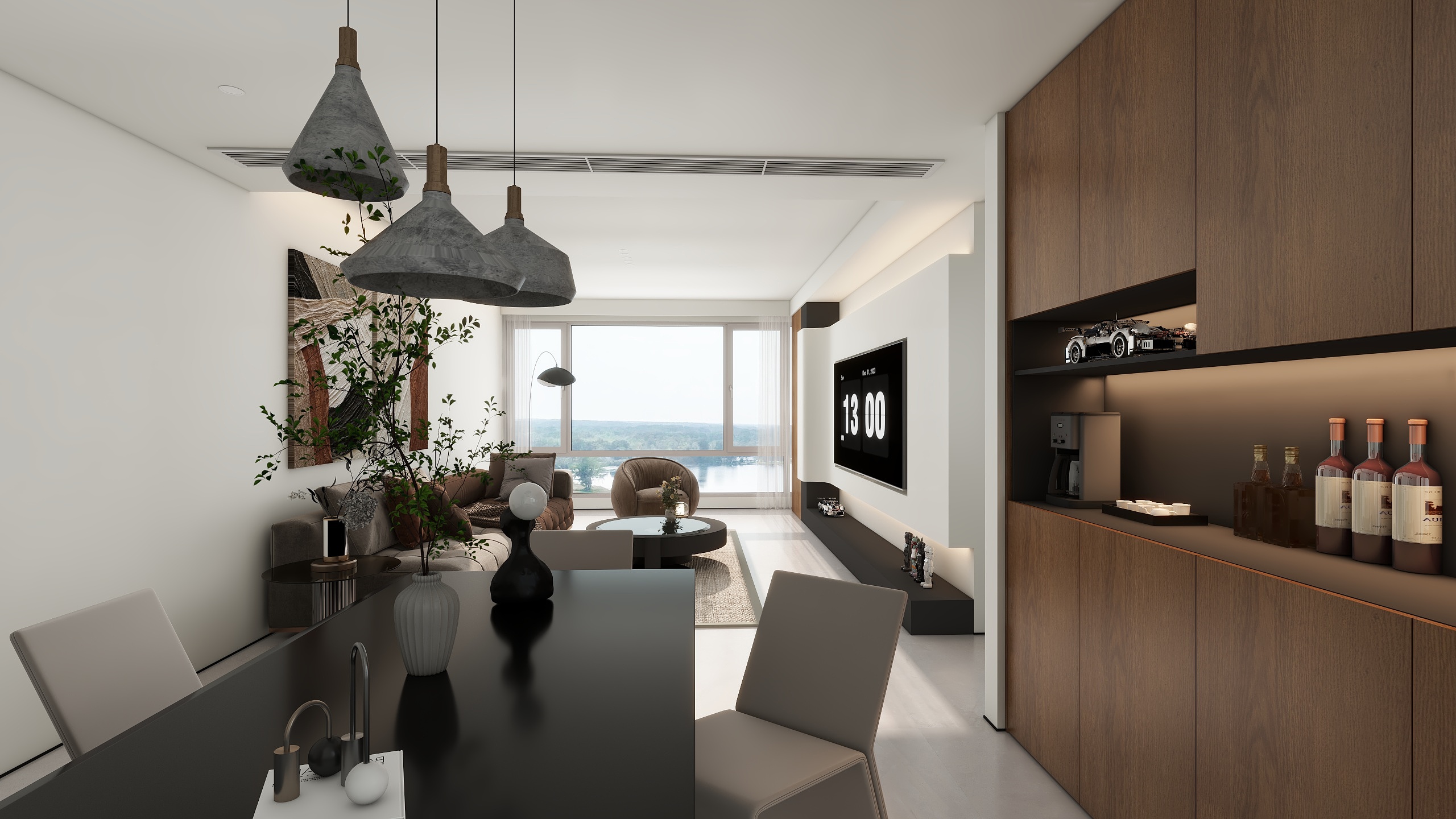 空吾koi-国欣·向荣府128㎡3室-装修设计方案