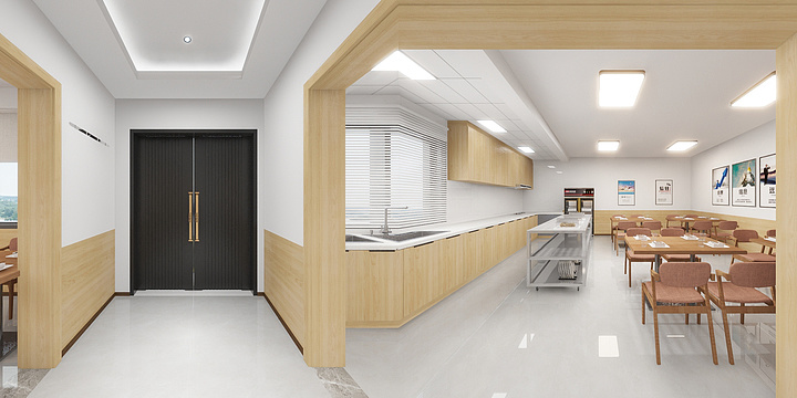 包头欧木装饰ZG-牛肉干厂-装修设计方案