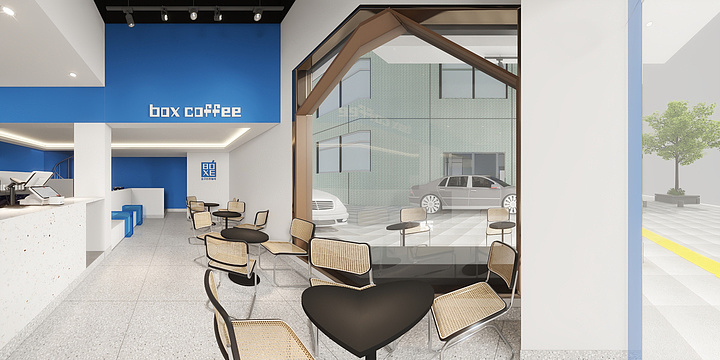 HR整装全案设计-何工-高明盒子咖啡-装修设计方案