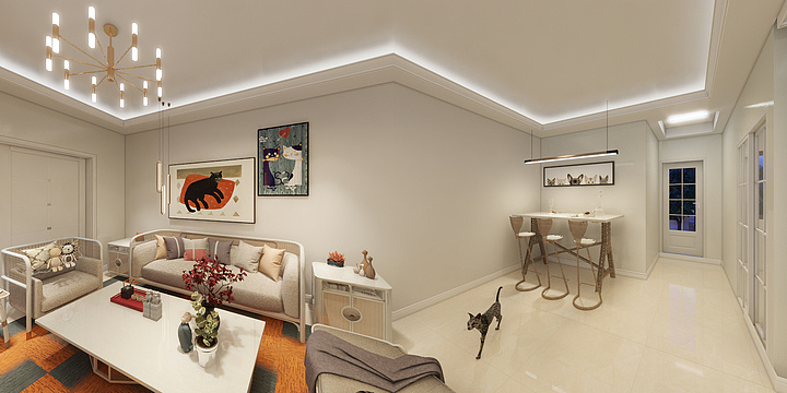 设计师子杰-硬装专业等级考核户型-副本-装修设计方案