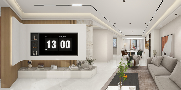 设计师-阿凯-碧溪天地6-2201方案一-装修设计方案