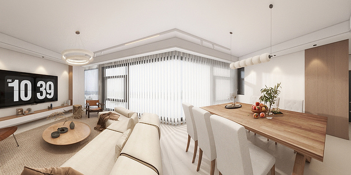 龙健-世纪城刘总雅居-原木风-装修设计方案