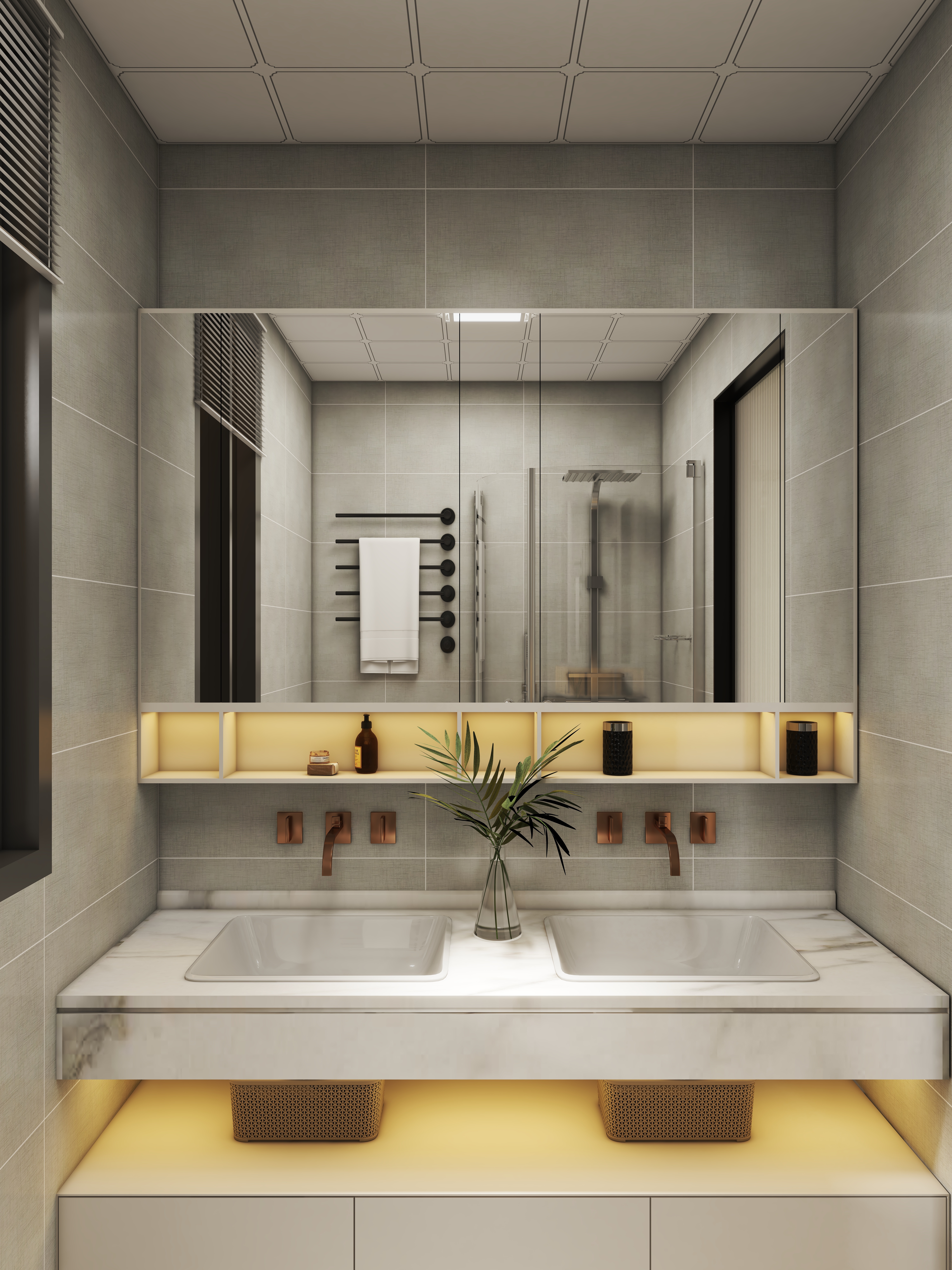 艺雅丽-260平中古风装修效果图