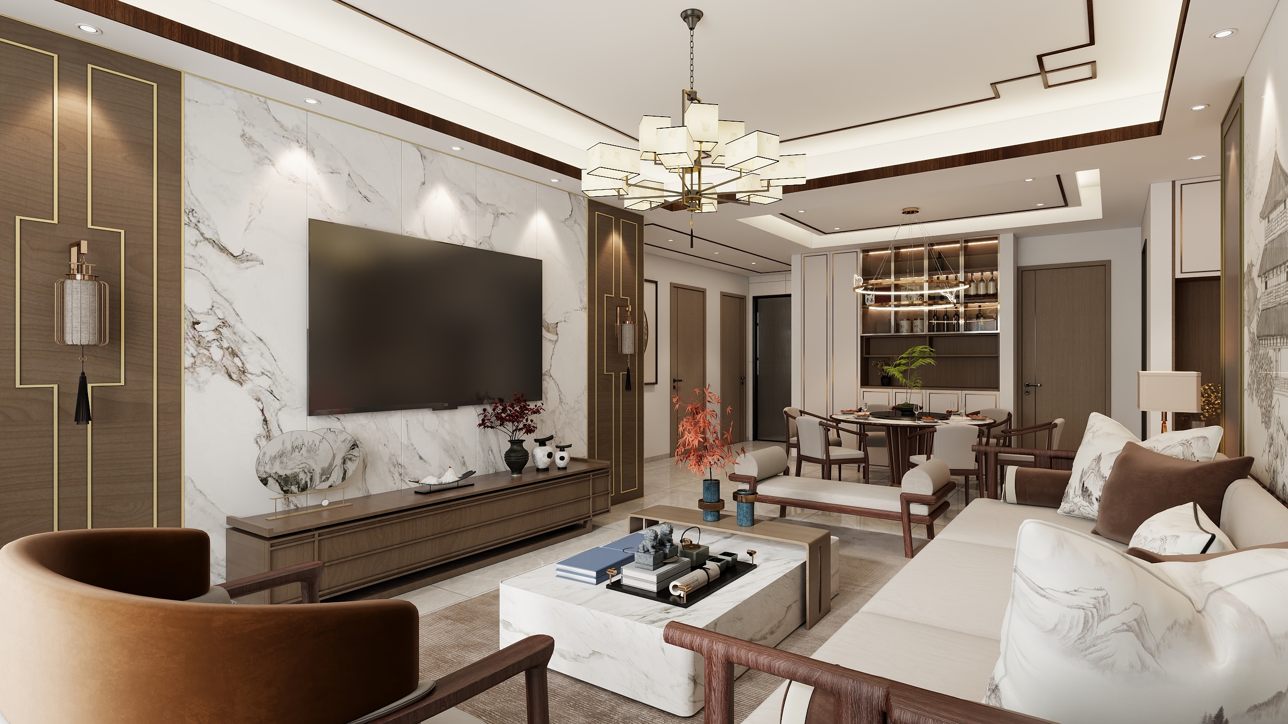 向波123-安泰悦水湾147-装修设计方案