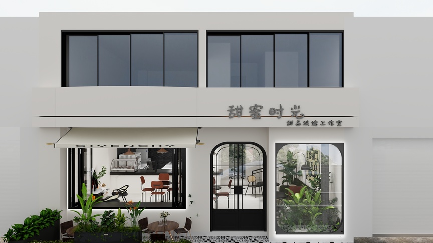沫宁设计-蛋糕店(1)装修效果图