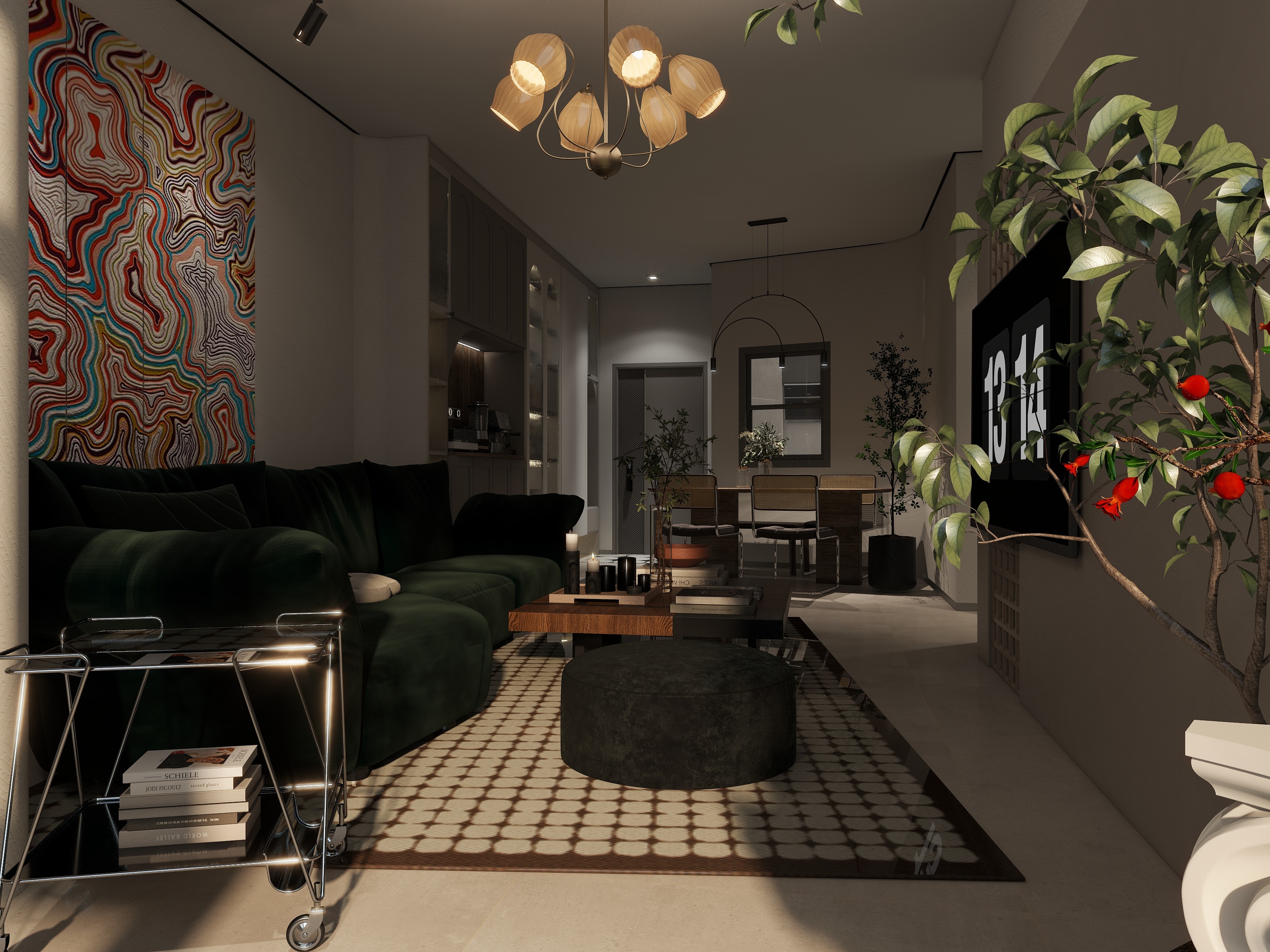 楚墨独立设计-中古法式-装修设计方案