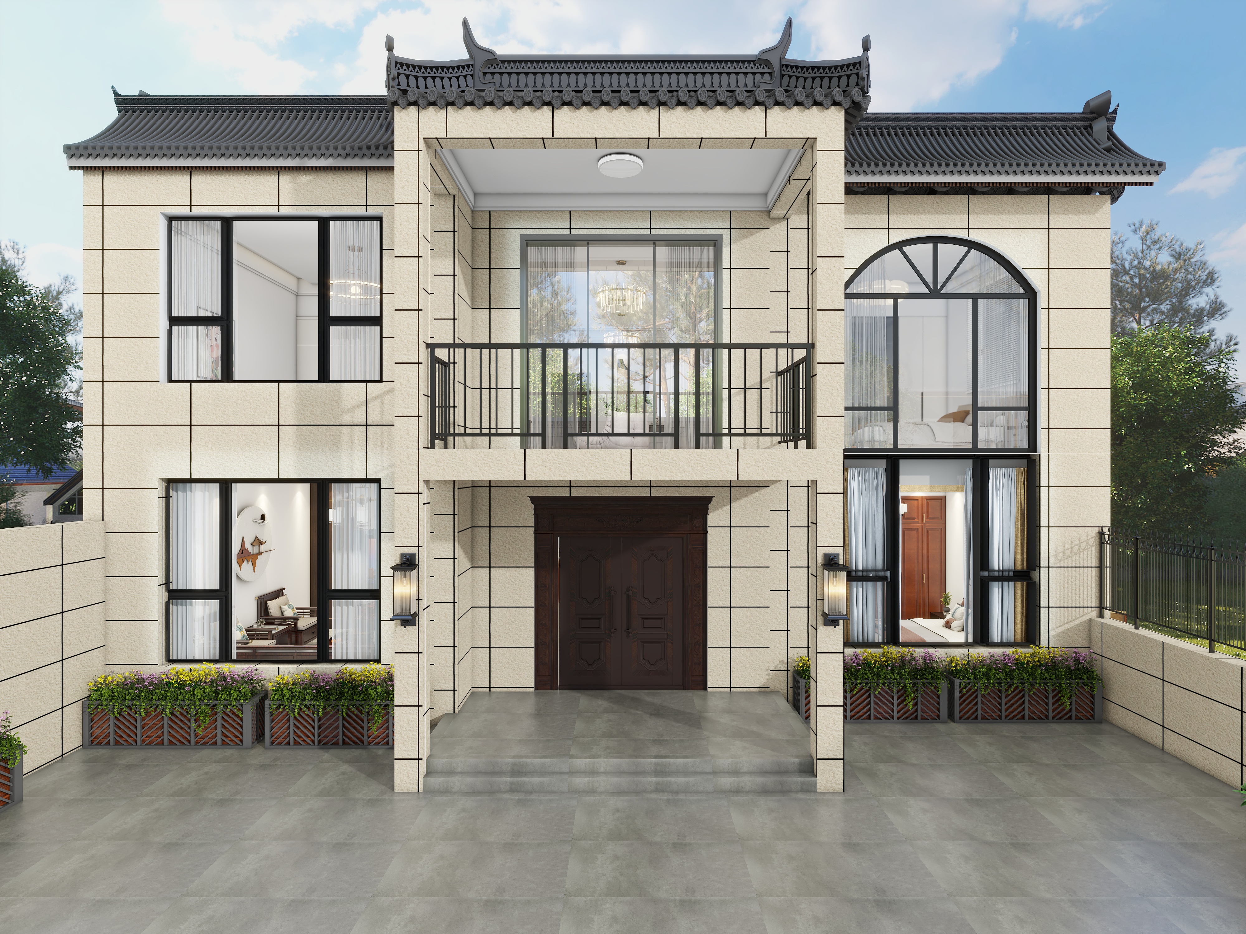 奕点设计-里湾别墅-装修设计方案