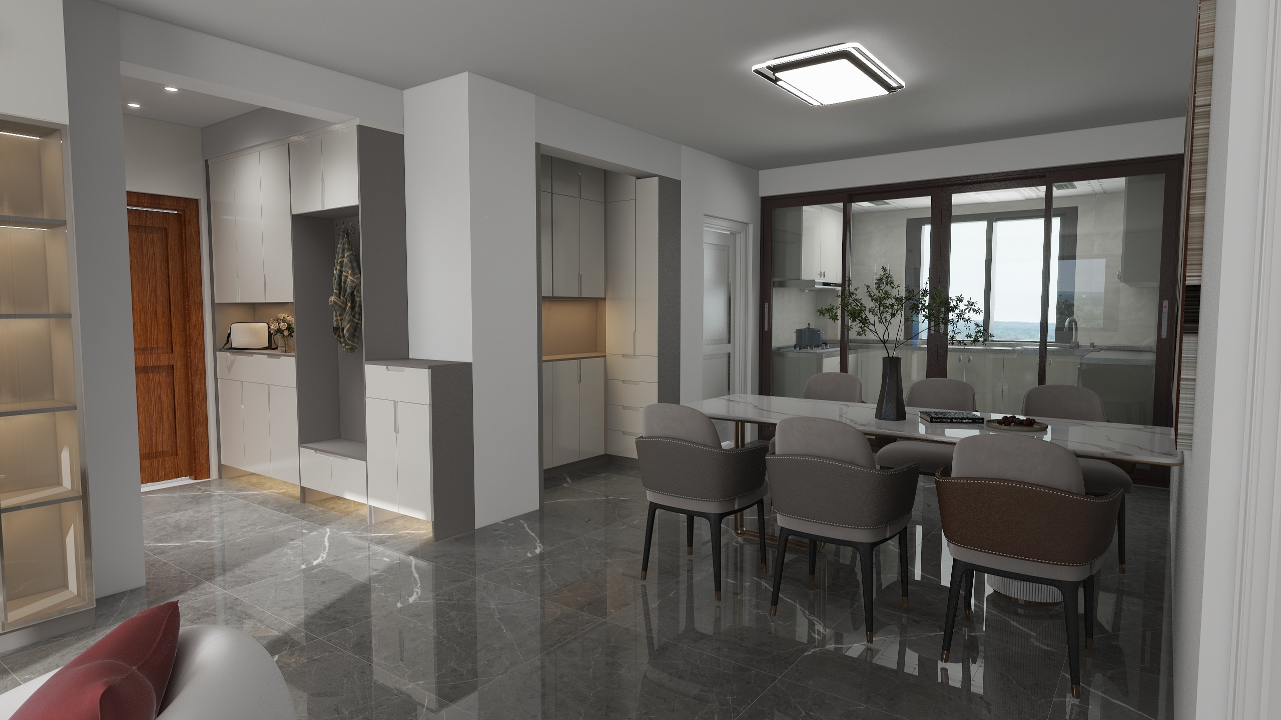 整木定制葛飞-华仁金都华府108㎡3室-装修设计方案