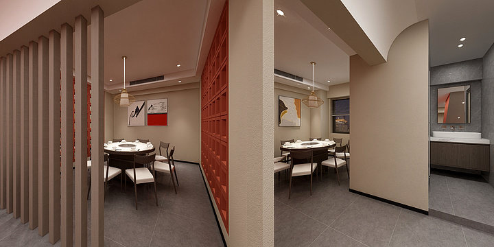 田田沛沛-100号门市壹家鱼府-装修设计方案