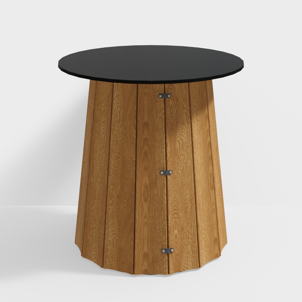 Moooi Container Table  stone Legs3D模型