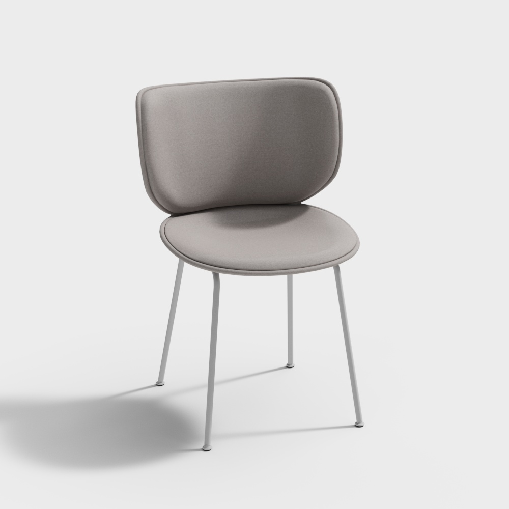 Mooooi Hana Chair Upholstered non stackable3D模型