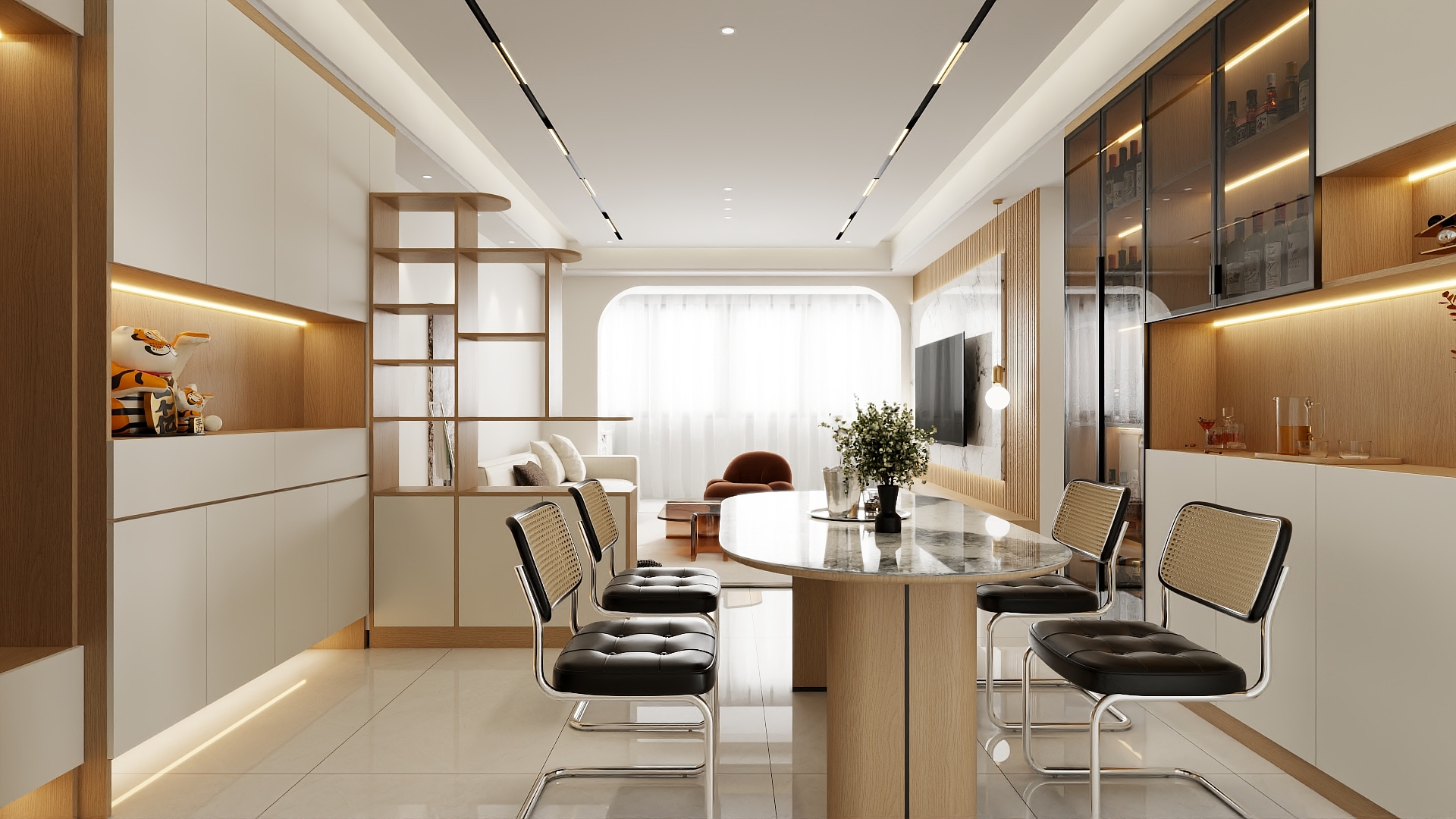 周帅iBykt-盘州恒大中央公园现代简约111㎡3室-装修设计方案