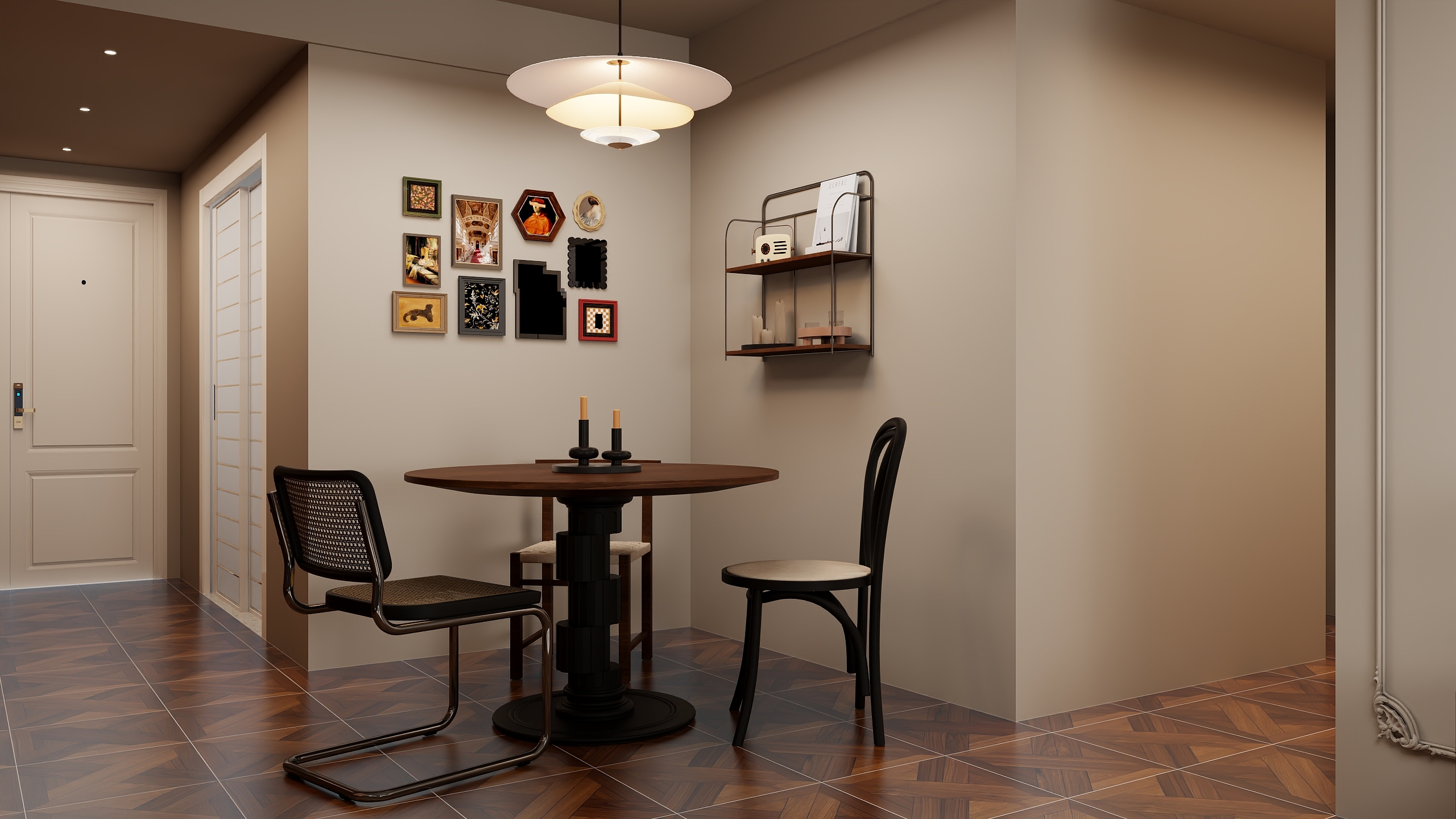 不白设计-89平中古风小家-装修设计方案