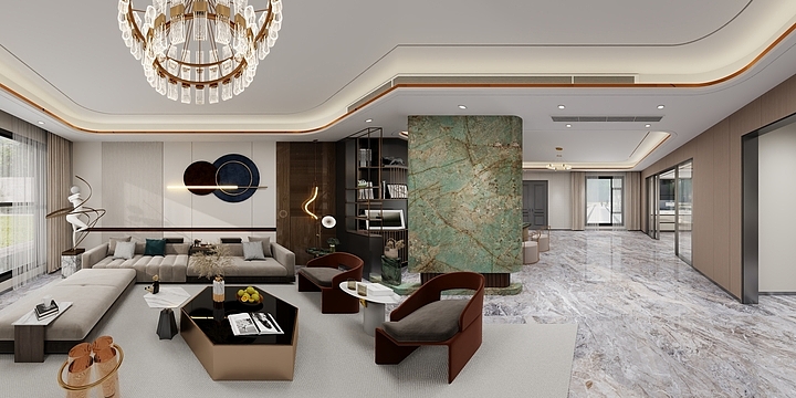 池传伟-商业街别墅-装修设计方案