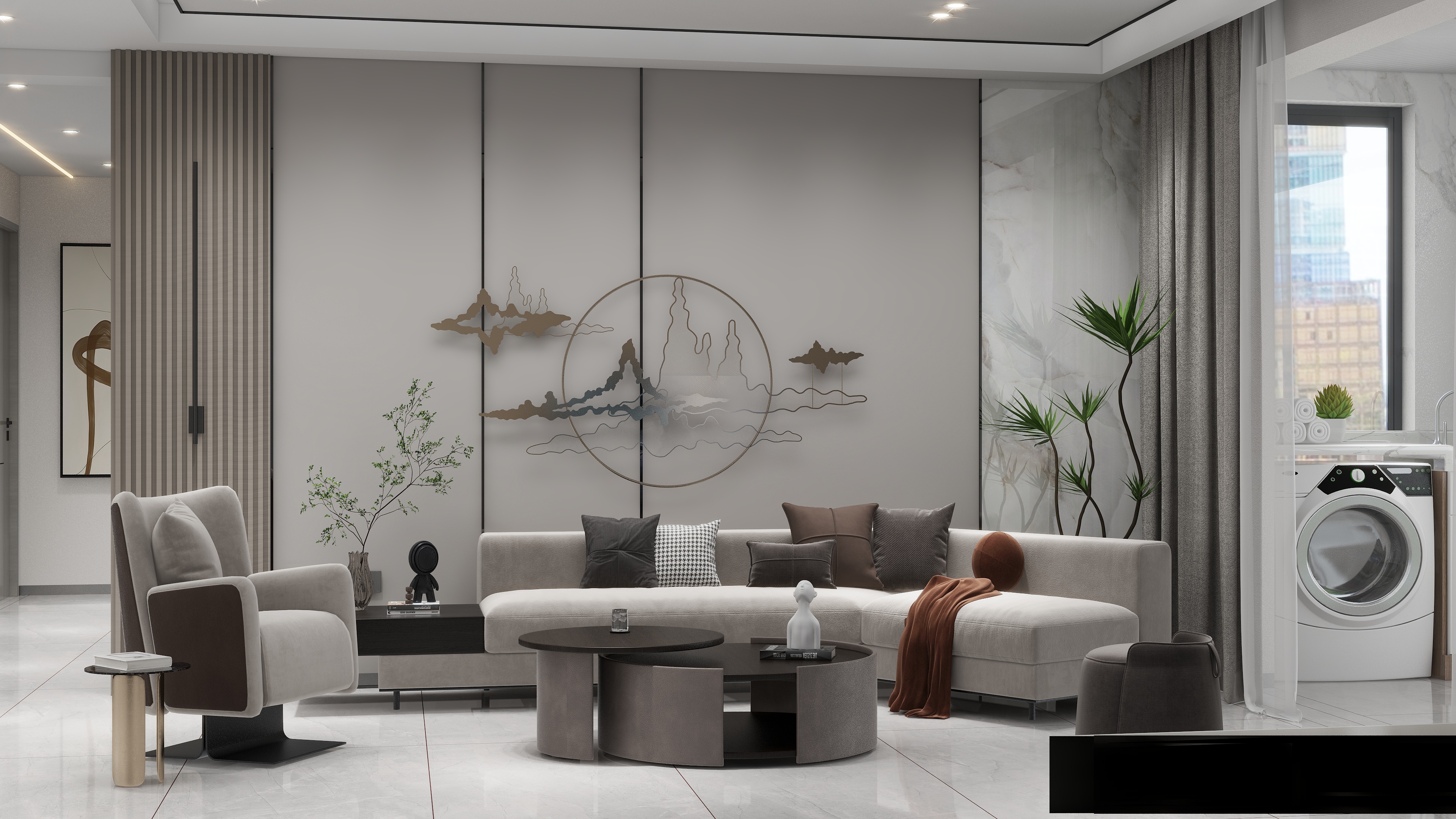 刘俊平-安阳建业壹号城邦121㎡4室-装修设计方案