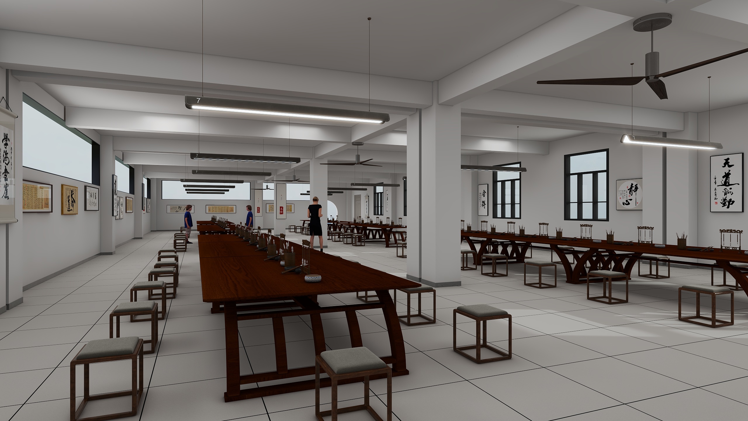 全案设计者-五小书法 -装修设计方案