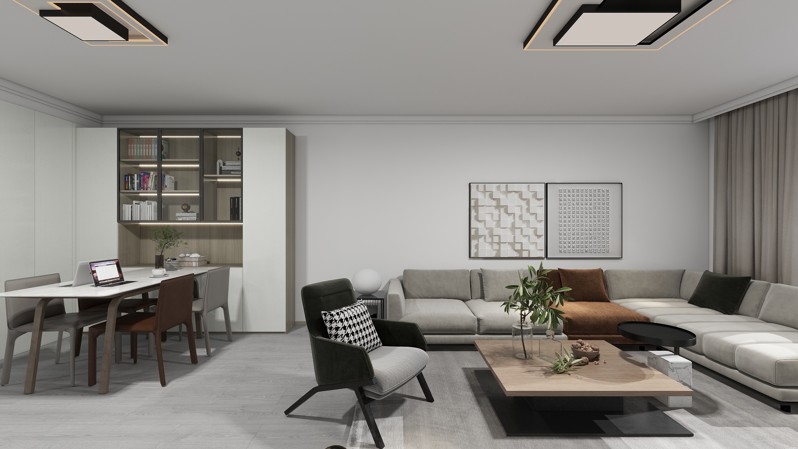 HT设计HT-秀水靓园120平-装修设计方案