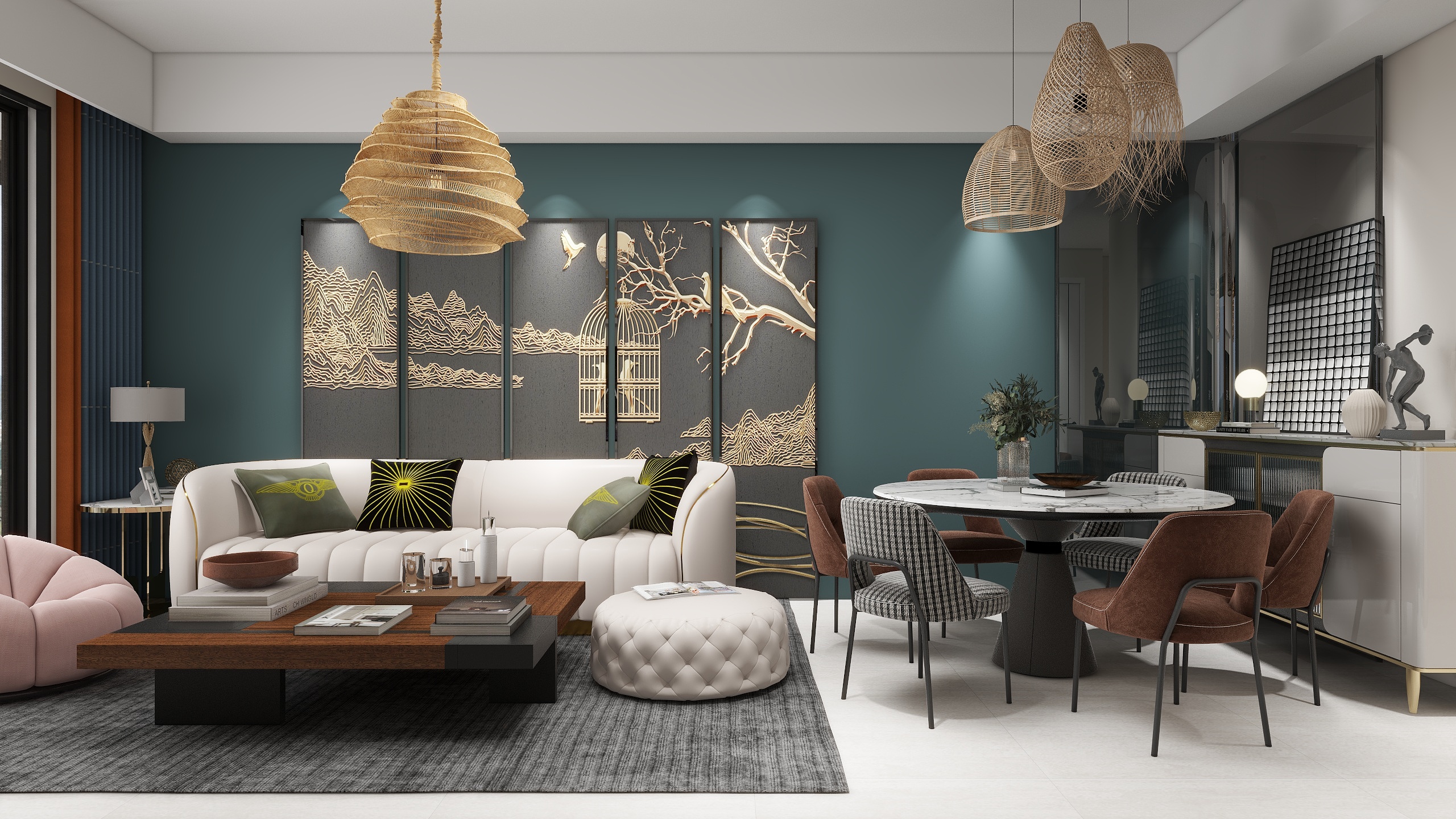 格子RyRl-马克公寓展示中心-装修设计方案