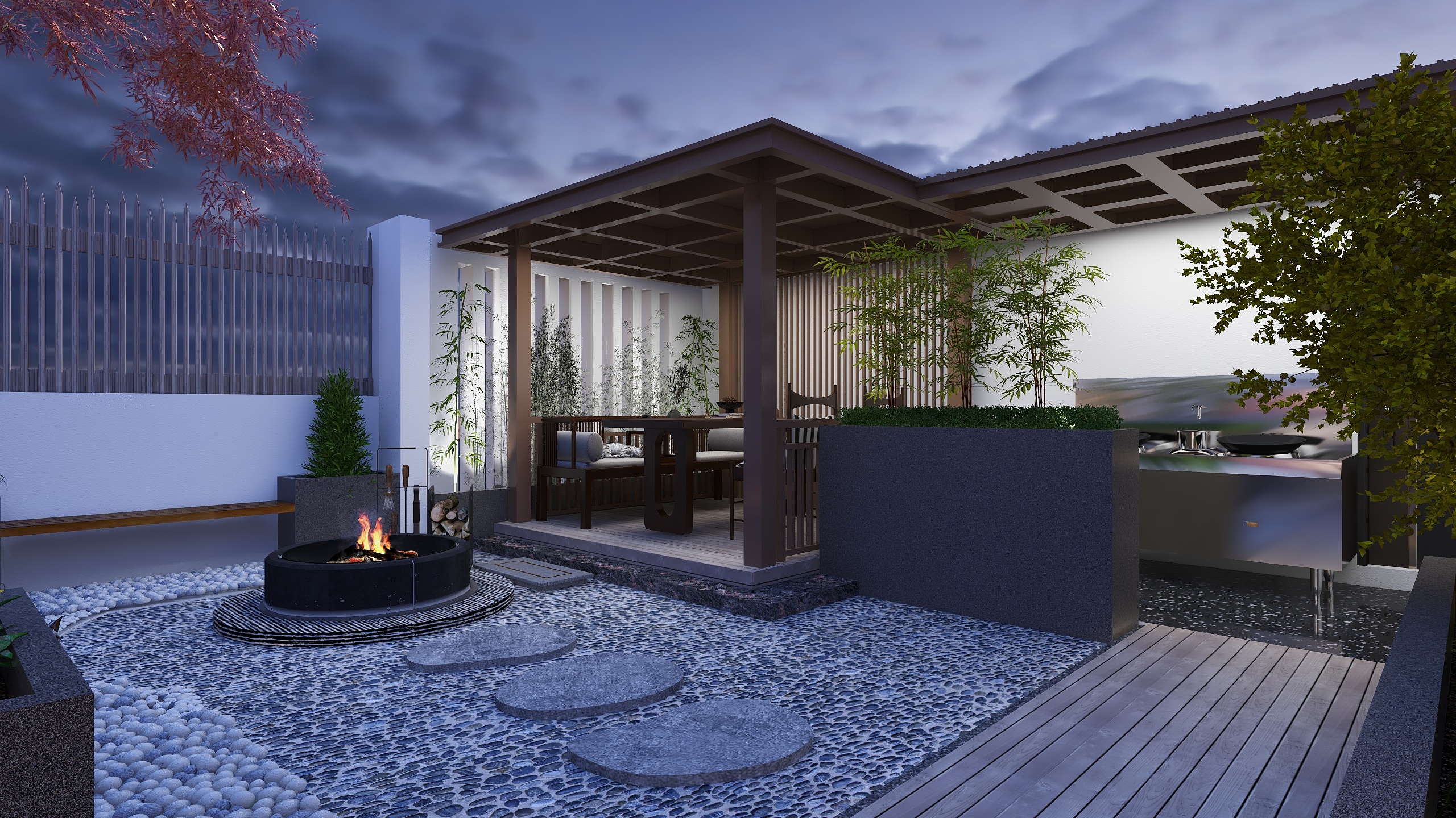 茕歌-顶楼露台-装修设计方案