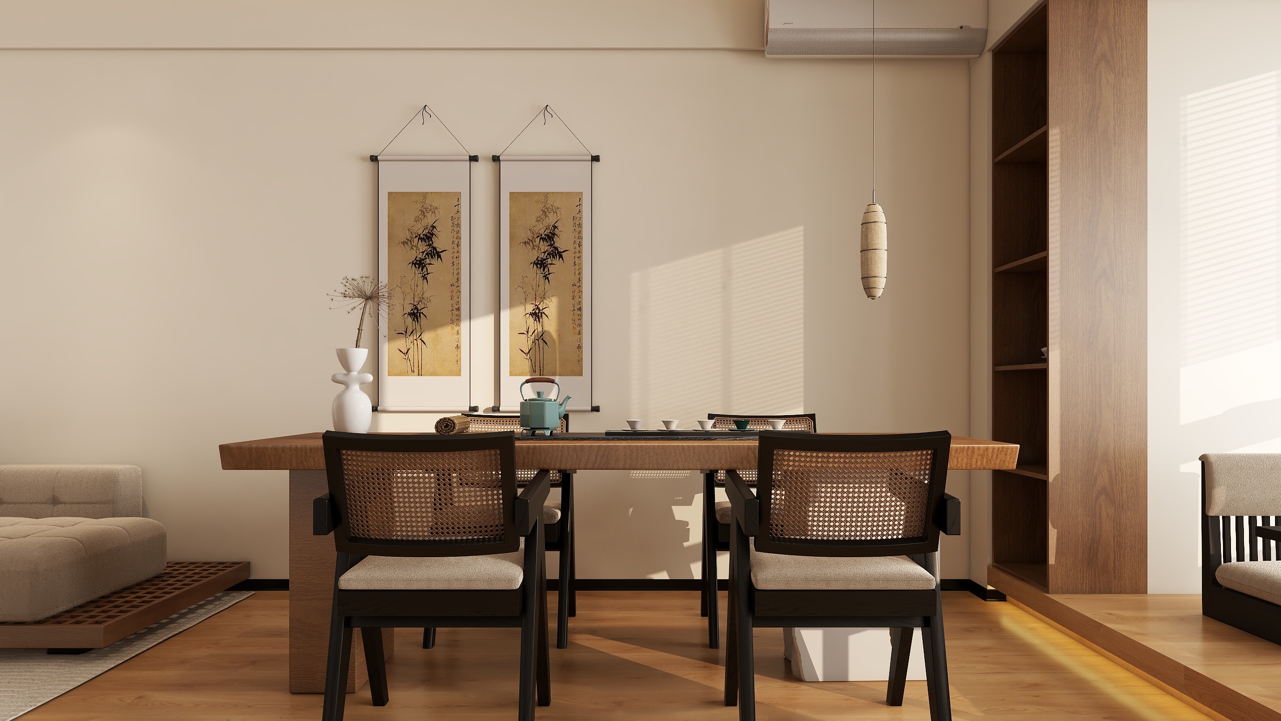 艾梵KcoP-新中式46㎡-装修设计方案