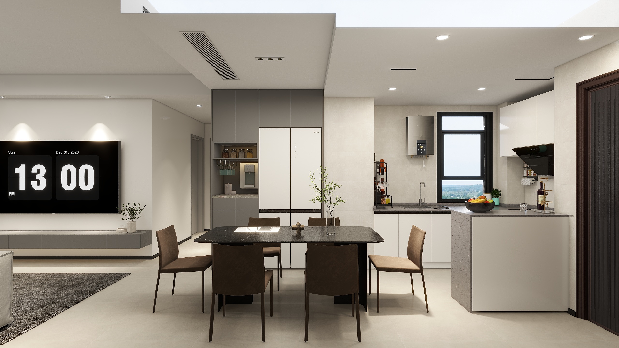 DSXC-汉江云赫102户型黑白灰-副本-副本-副本-装修设计方案